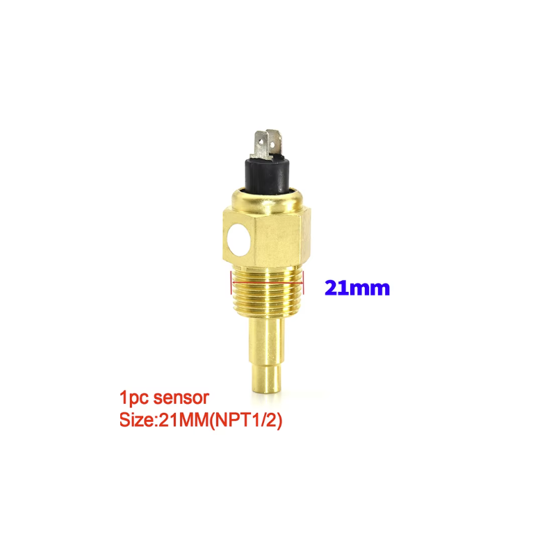 Sensor de Temperatura de Agua – NPT 1/2” 21 mm | Alta Precisión y Resistencia