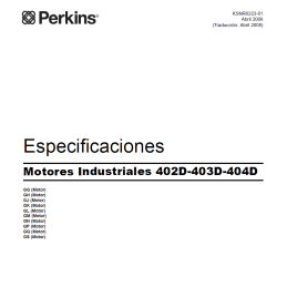 Especificaciones Motores...